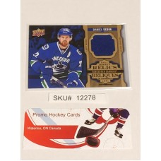 Daniel Sedin Jersey Relics 2016-17 Tim Hortons Upper Deck NHL J-DS SKU#12278